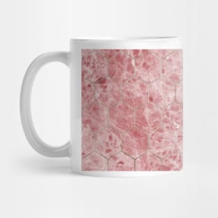 Rosa hexagons Mug